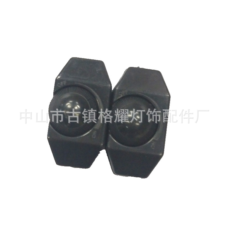 小壳调光开关-黑色 白底