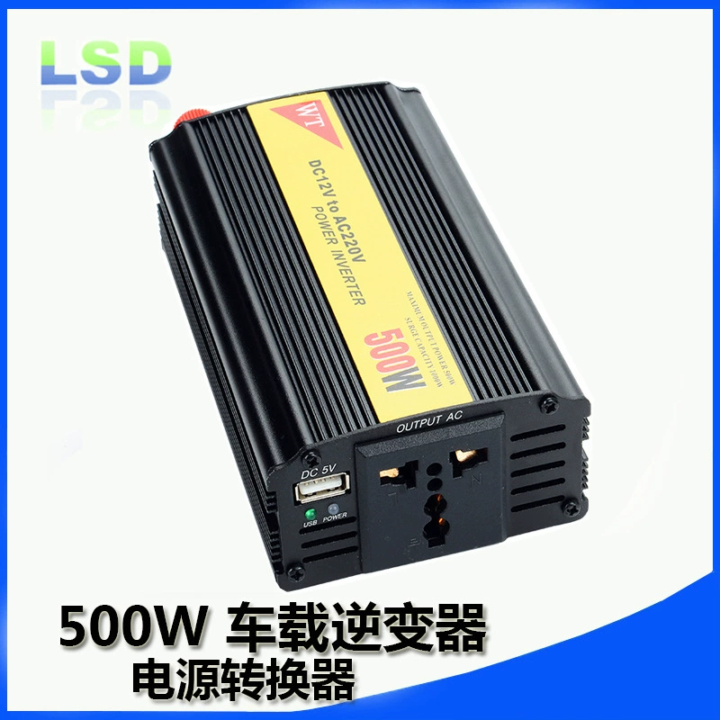 Исправленный преобразователь строки волна Foot power 500W автомобильный домашний инвертор 12V источник питания USB зарядка