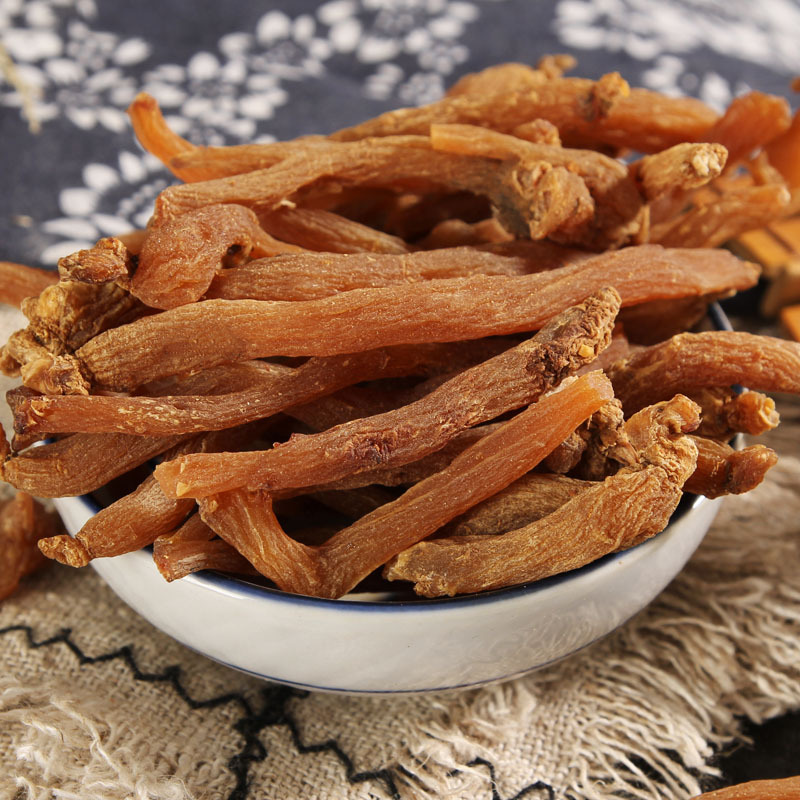 Red Ginseng Root Hong Shen 无糖红参 Dried Whole Root and Slices for Cooking and Decoction 500g in use
