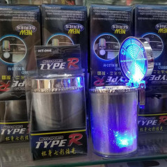 Car colorful ashtray LED glare ashtray car air outlet multi-functional cup holder air outlet ashtray HT068