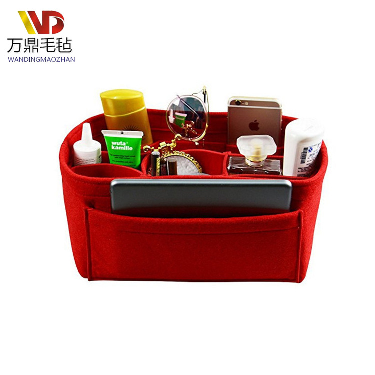 毛毡化妆包包中包化妆内胆包创意旅行手提收纳袋定制logo