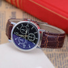 Men's glossy fashionable quartz belt, swiss watch, Birthday gift, wholesale