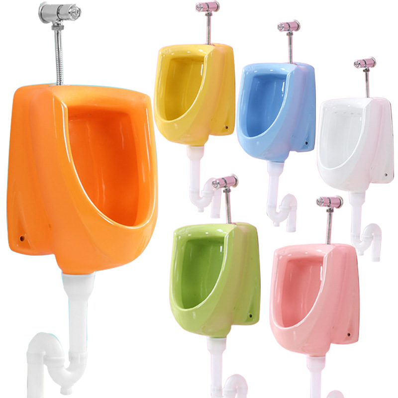 Niños de jardín de infantes Niño orinal montado en la pared orinal de cerámica orinal de pie orinal niño orinal