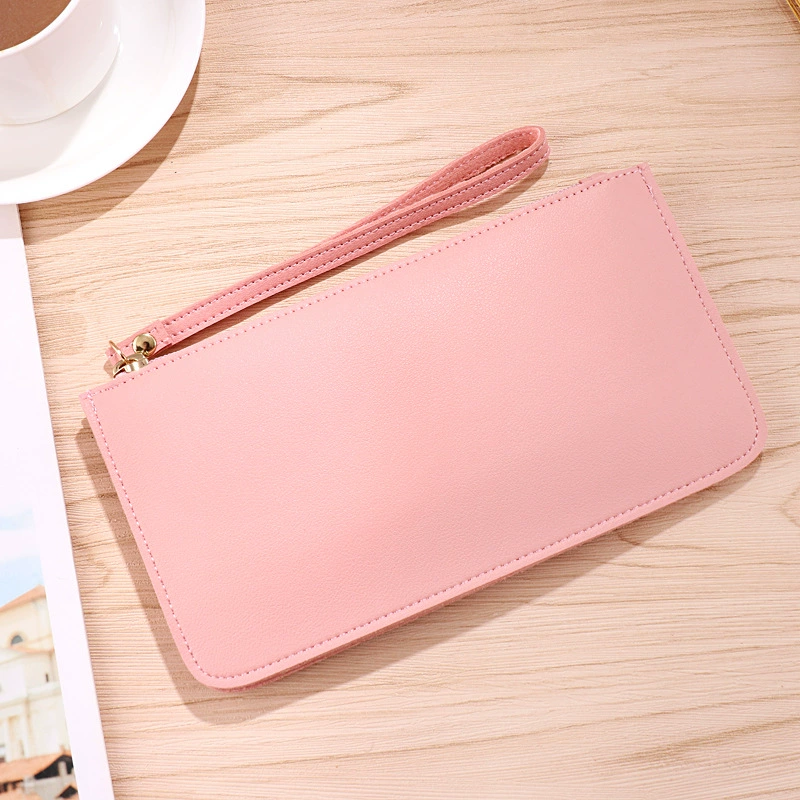 Long capacious wallet, mobile phone, small bag, Korean style, Birthday gift