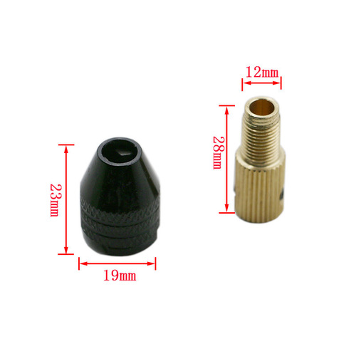 Multifunctional mini electric drill universal chuck self-tightening small electric drill chuck hand drill woodworking brass drill chuck