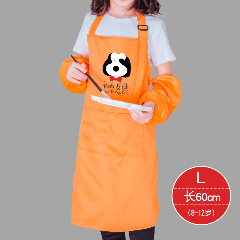 Lindo delantal sin mangas de dibujos animados los niños bebé pintura arroz ropa cerámica hornear Escuela Primaria estudiante clase arte protectora