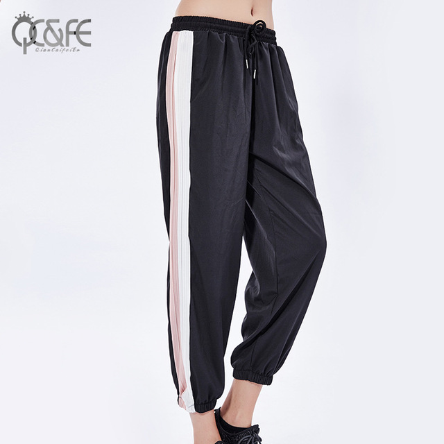 New Colour-Coloured and Crumpled Sports Pants for Women with Loose Breath Leisure Slim Yoga