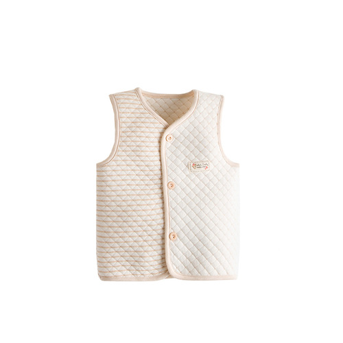 Children's cotton vests, colorful cotton cotton vests for boys and girls, warm vests, newborn vests, spring, autumn and winter manufacturers' supply