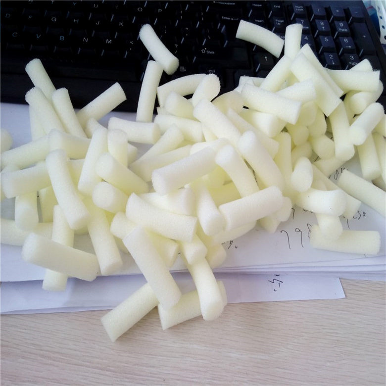 白色螺旋海绵絮儿童画画笔吸油储油海绵棒实心泡棉柱