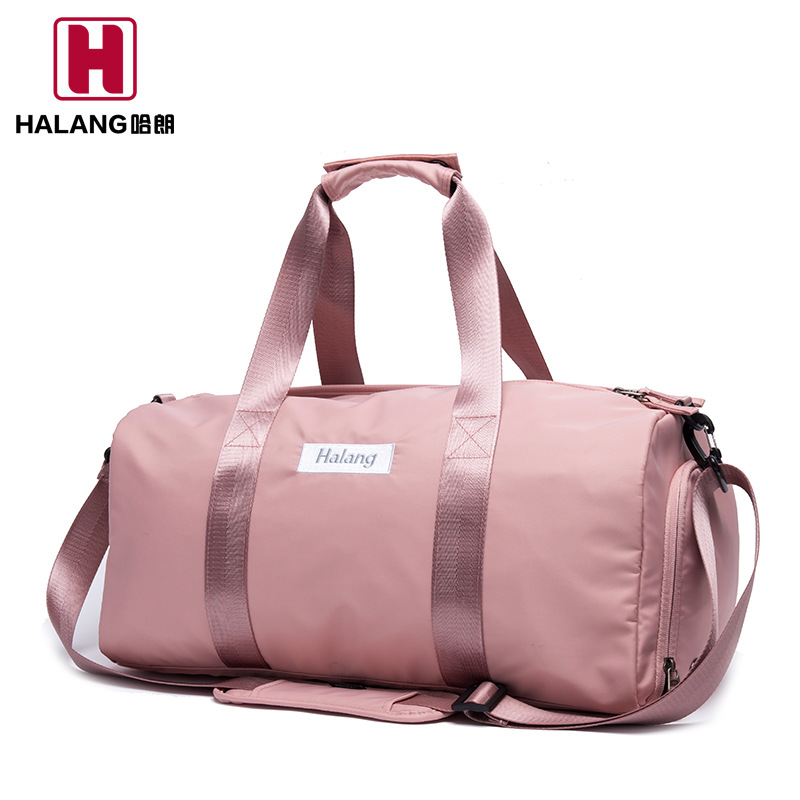 Sports bag Wet and dry separate Female bag Bodybuilding knapsack Cylindrical package Yoga Bag Travelling bag portable Gym bag Customized