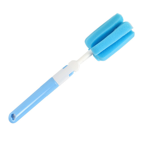 Freedom to match long handle sponge cup brush glass cup cleaning brush thermos cup scrub milk bottle handle decontamination cleaning brush