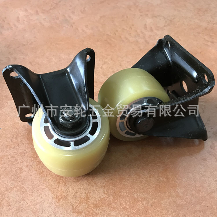 日本hammercaster 日式脚轮540SR-BAU 65mm 2.5寸聚氨酯定向脚轮