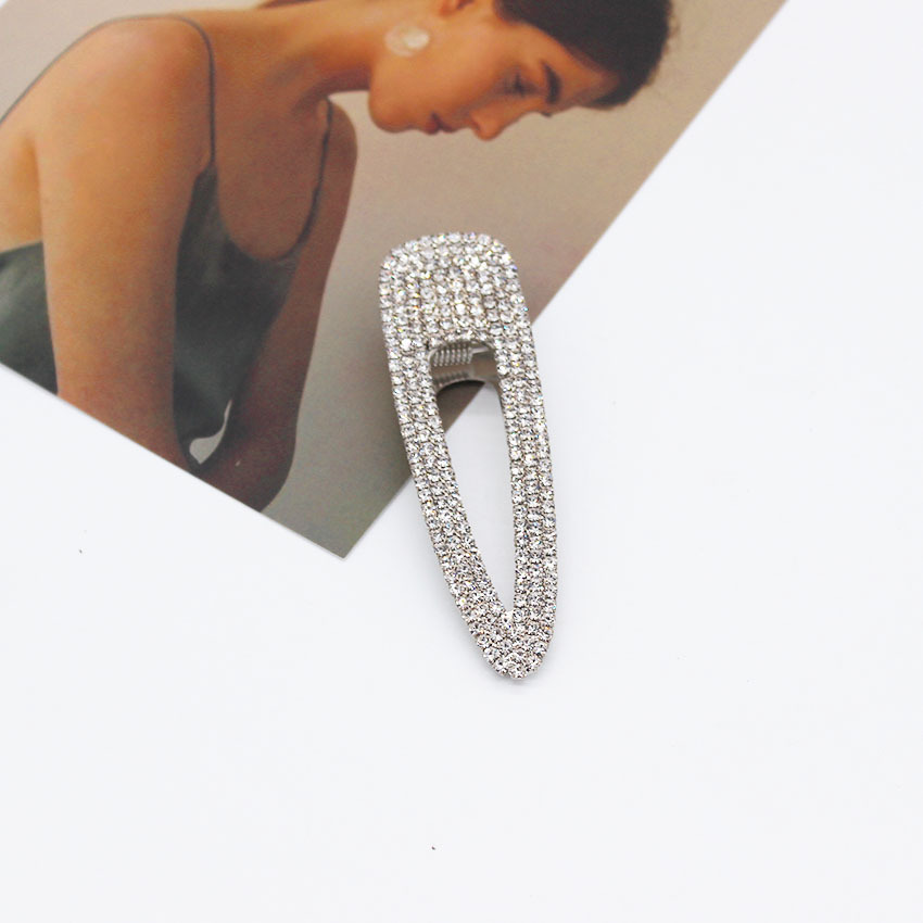 New Sparkling Diamond Pearl Tiara Hair Clip display picture 11