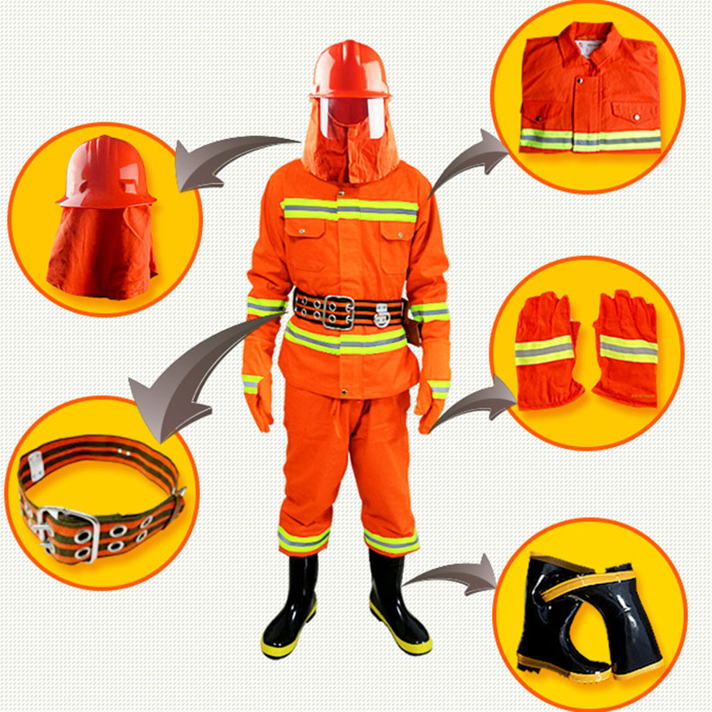 97式战斗服阻燃防护服消防灭火消防微站服五件套防火防烫迷彩工装