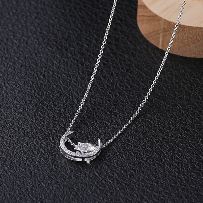 Star and Moon Necklace