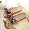 Slippers, footwear indoor, non-slip cute slide with bow