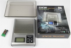 5KM Kitchen Jewelry Electronic Scale Stainless Steel Table Portable Food Medicinal Scale Small Electronic Balance Factory Direct Sales