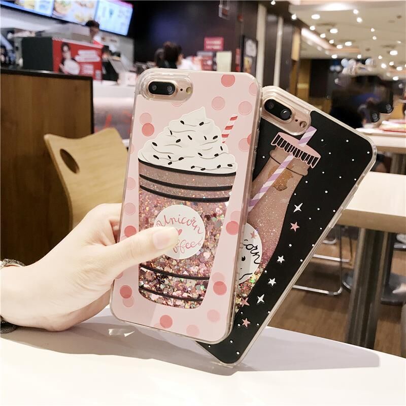 Summer ice cream for vivo mobile phone case y70S silicone all-inclusive y50 couples S7 creative x23 quicksand women