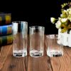 Qianli octagonal glass Creative transparent glass water cup whiskey crystal juice glass glass wholesale