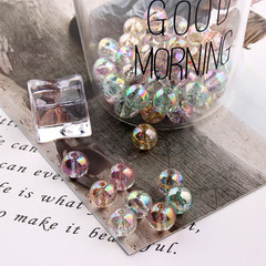 韓式亮粉亞克力珠球 小珠子 DIY飾品耳飾掛墜 12mm 彩色珠批發