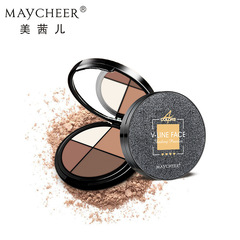 MAYCHEER Mei Qier four-color contouring powder highlight shadow contouring palette V face nose silhouette contouring powder 563