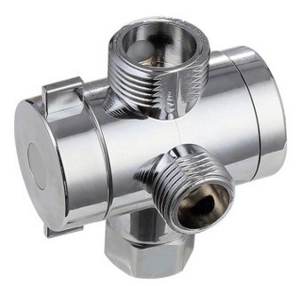 厂家直销塑料分水器  淋浴配件插座水龙头分水器 三通分水器