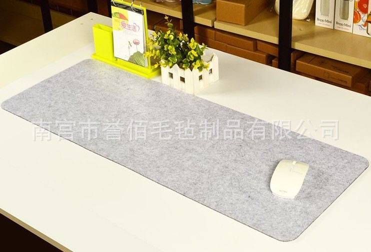 定做创意毛毡鼠标垫超大桌垫毛毡鼠标垫键盘垫游戏鼠标垫定制LOGO