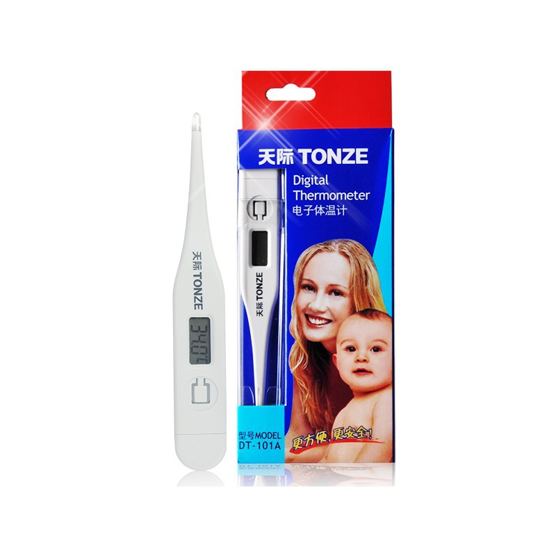 天际电子体温计 家用基础温度计表 适合婴儿 儿童 老人 预防流感|ms
