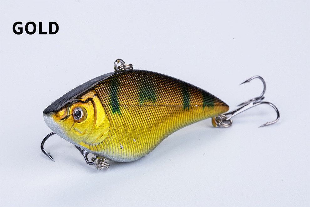 Flutter Lipless Crankbait Hard Plastic Minnow Lures Saltwater Sea Bass Swimbait Tackle Gear