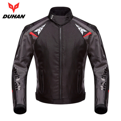 DUHAN杜汉摩托车骑行服机车服赛车服铝合金肩甲防水摩托防摔服