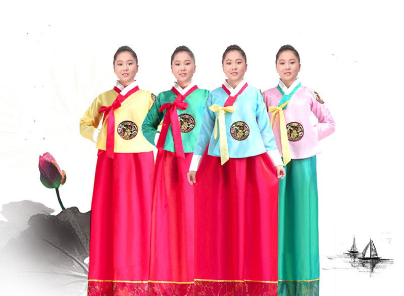 Korean costume Court traditional dance costume Korean dance costume ethnic costume adult Korean performance costume female