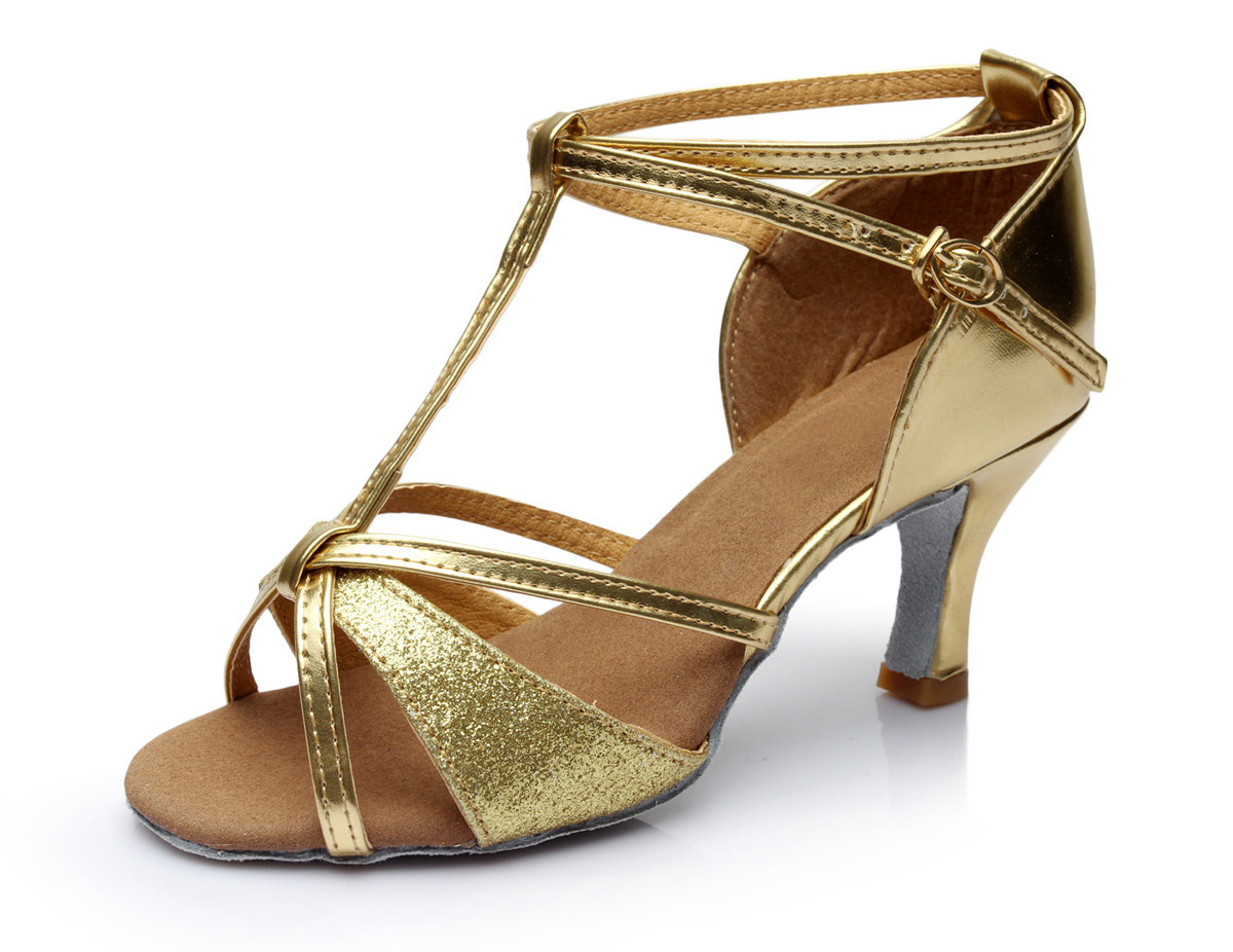 新款拉丁舞鞋女成人高跟软底跳舞鞋交谊舞舞鞋舞诗雅正品厂家批发