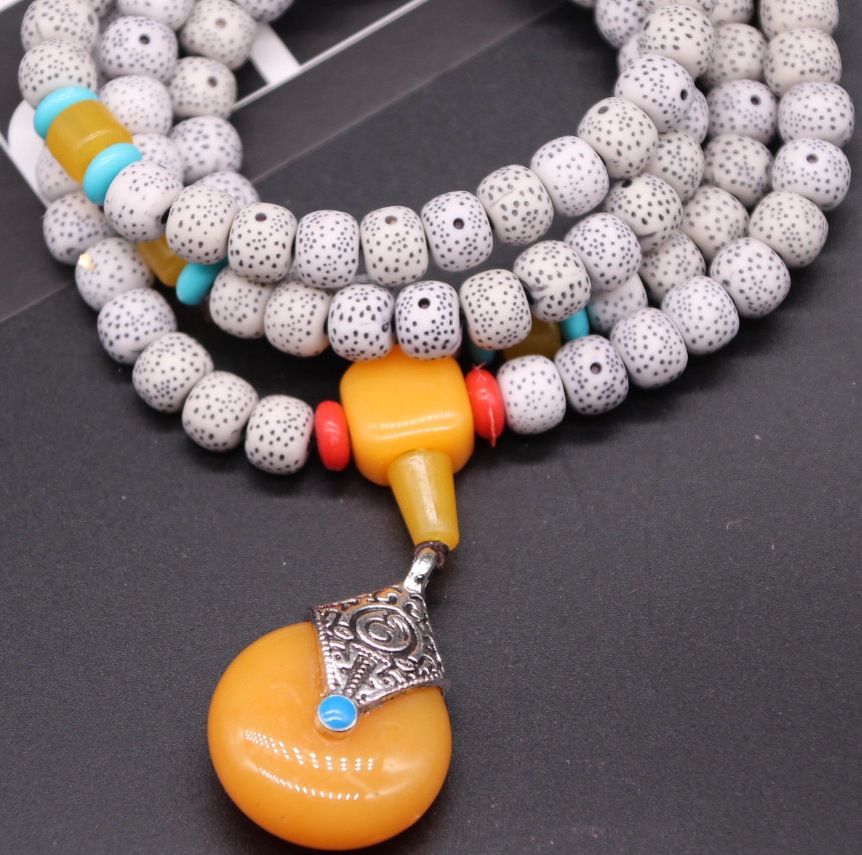 冰冰同款星月菩提子手串仿蜜蜡毛衣链吊坠跑江湖热卖会销礼品赠品|ru