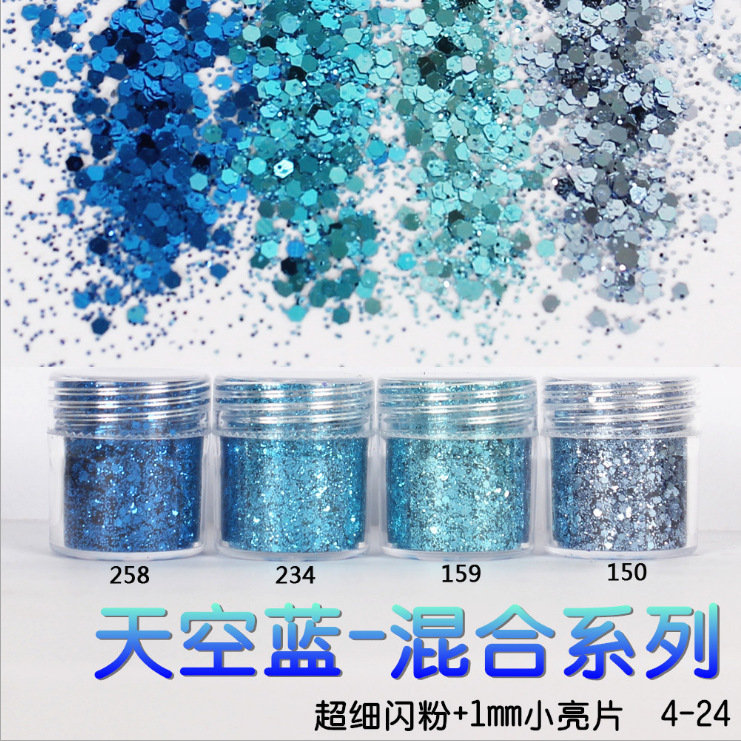 Nagel Glitzer Holografische Dekoration Flocken Glitzer DIY Nailart 3D Pailletten - Bild 17 von 28