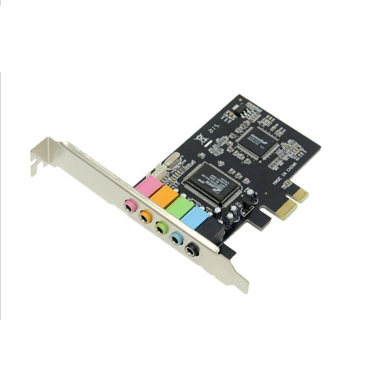 厂家PCI-E 5.1台式机内置声卡立体音频卡CMI8738带混响支持win7