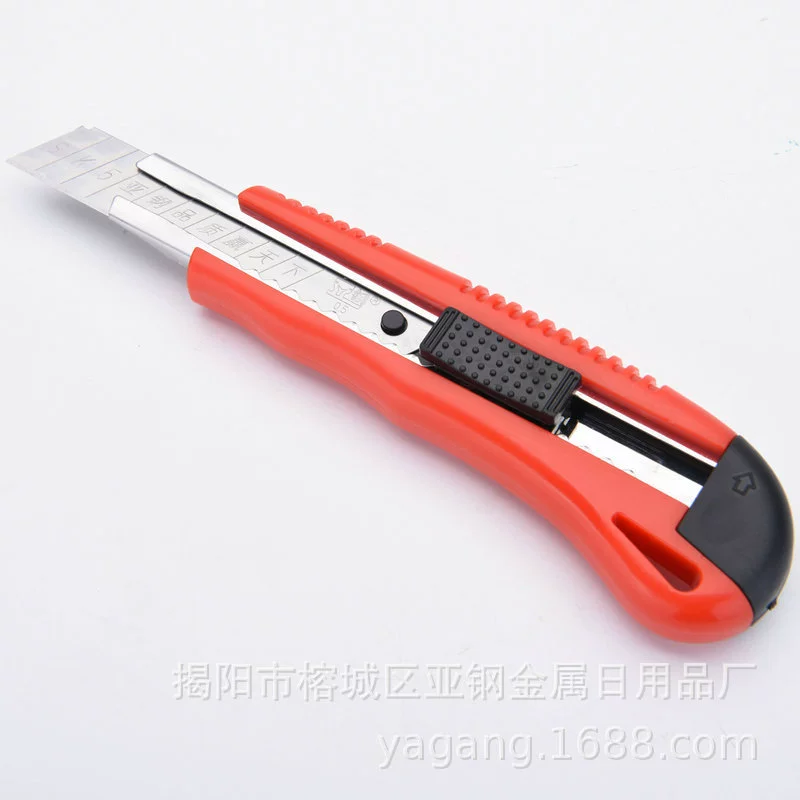 Азияn сталь пластиковый офисный канцелярский нож красоты Gong Knife простой портативный приправленный набор лезвия с нержавеющей сталью высокоуглеродный лезвие резной нож оптом