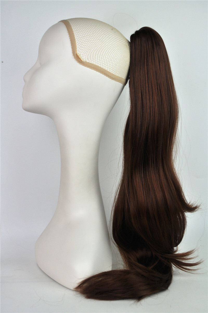 NEWLOOK nueva pelucca de Amazon invisible natural cabello de cola de caballo agarre clips pelucca de cola de caballo