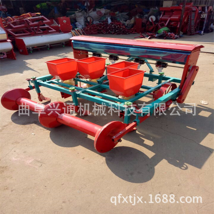 河北新型玉米播种覆膜机 农用花生播种起垄覆膜机