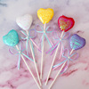 Party Dessert Lollipop Cake Decoration Plug -in Pearl Bows Love Sequenant Cake Decoration Account