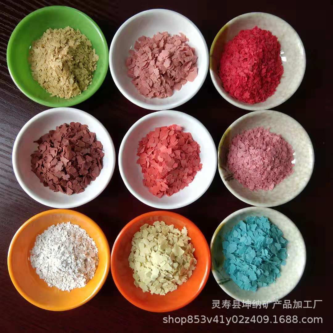 岩片厂家供应复合岩片 染色岩片 建筑工程真石漆用岩片