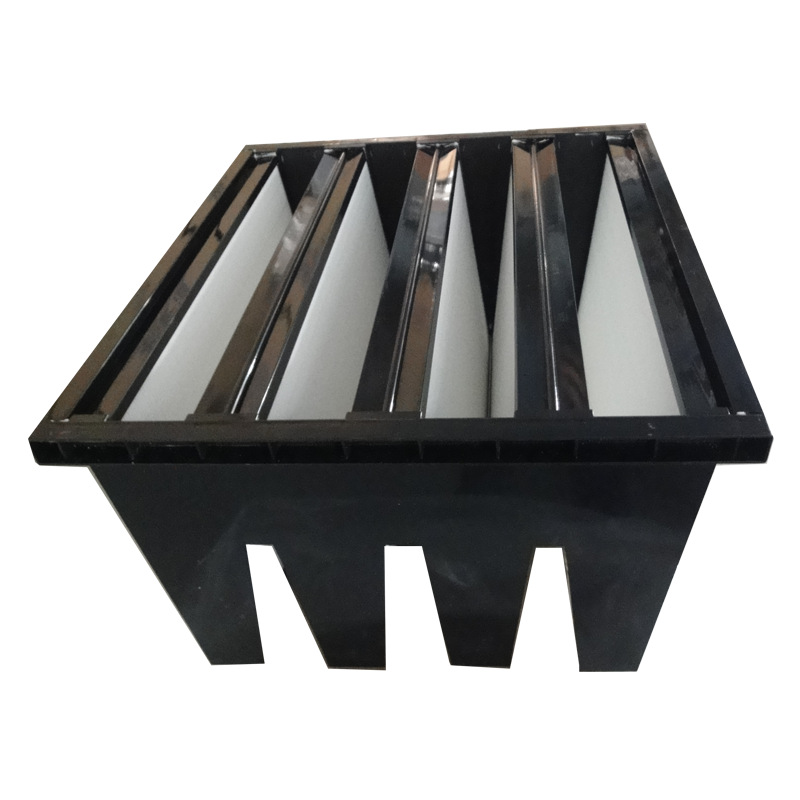 现货H10亚高效空气过滤器592*592*292空气压缩机前置V型空调滤网