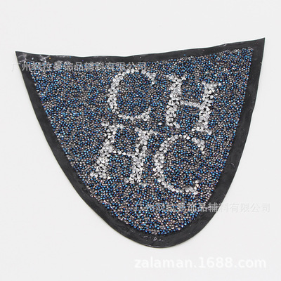 供应两头尖水钻鞋面烫钻 环保双尖钻背胶鞋饰 鞋包辅料DIY烫图
