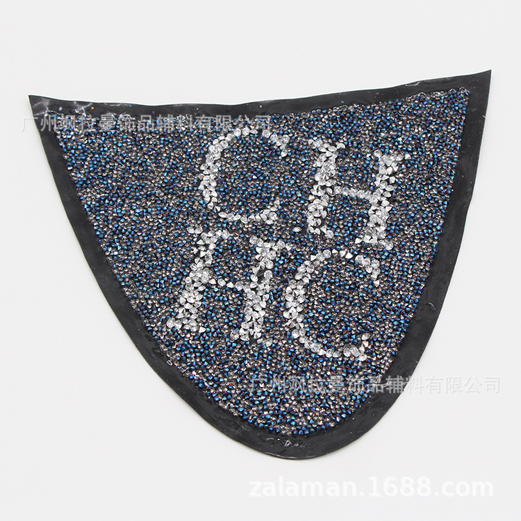 供应两头尖水钻鞋面烫钻 环保双尖钻背胶鞋饰 鞋包辅料DIY烫图