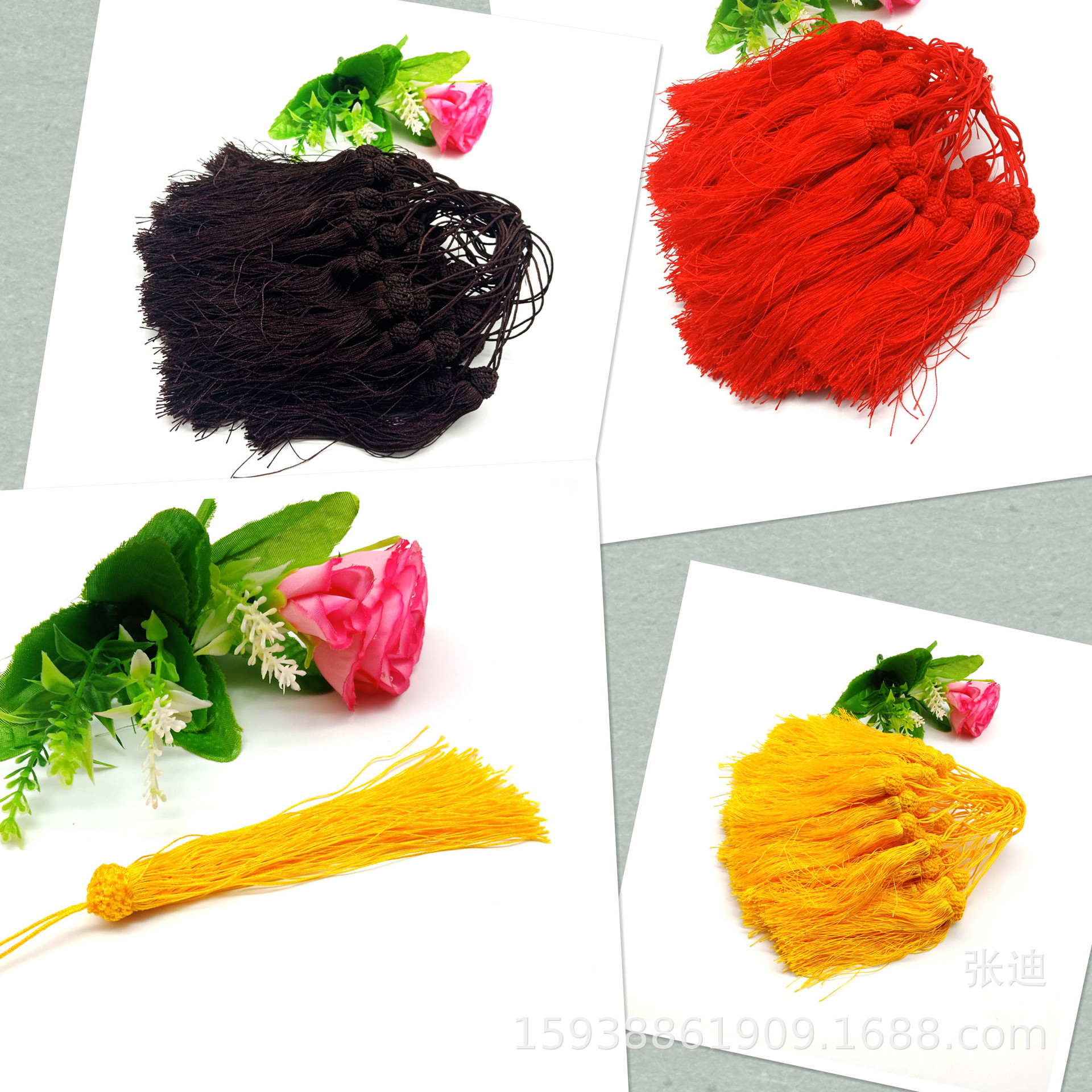 Chinese knot Ears tassels diy jewelry Jewelry Car hitch Ears Pendant jade Play parts