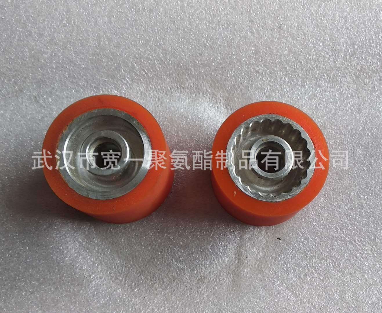 供应湖北咸宁输送设备用聚氨酯胶轮包胶，传动胶轮包胶