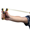 Free of charge of slingshot fighters outside the card, flat skin, round leather bow, double slingshot over the top bow, traditional bow competitive bow