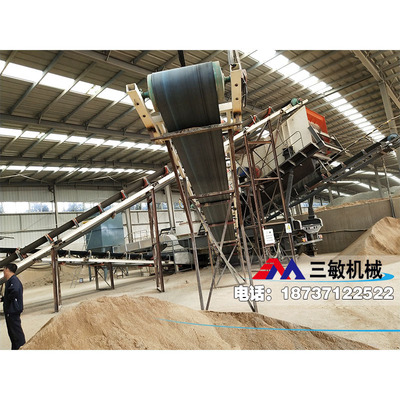 泥石制砂生产线 鹅卵石制砂设备 河卵石制砂生产线机械设备|ru