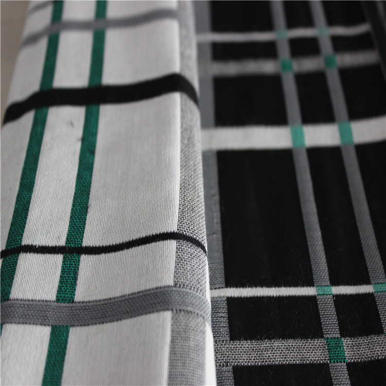 40%C 60%T大小不等几何图案色织提花面料适用于服装装饰