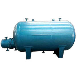 厂家生产导流型浮动盘管卧式容积式换热器立式半容积式水水加热器