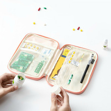 旅行便携药包随身药盒大容量急救包旅游药品药物收纳包医药包